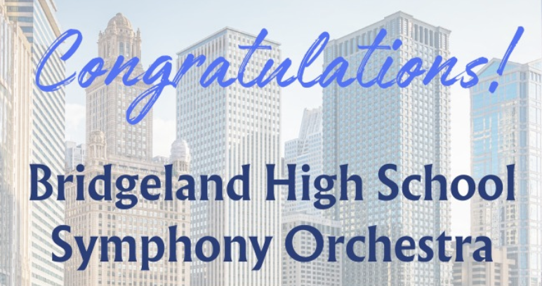 Congratulations Bridgeland High School Symphony Orchestra
