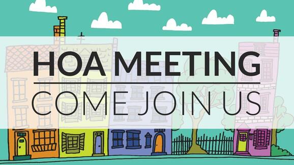 HOA Meeting on 11/16