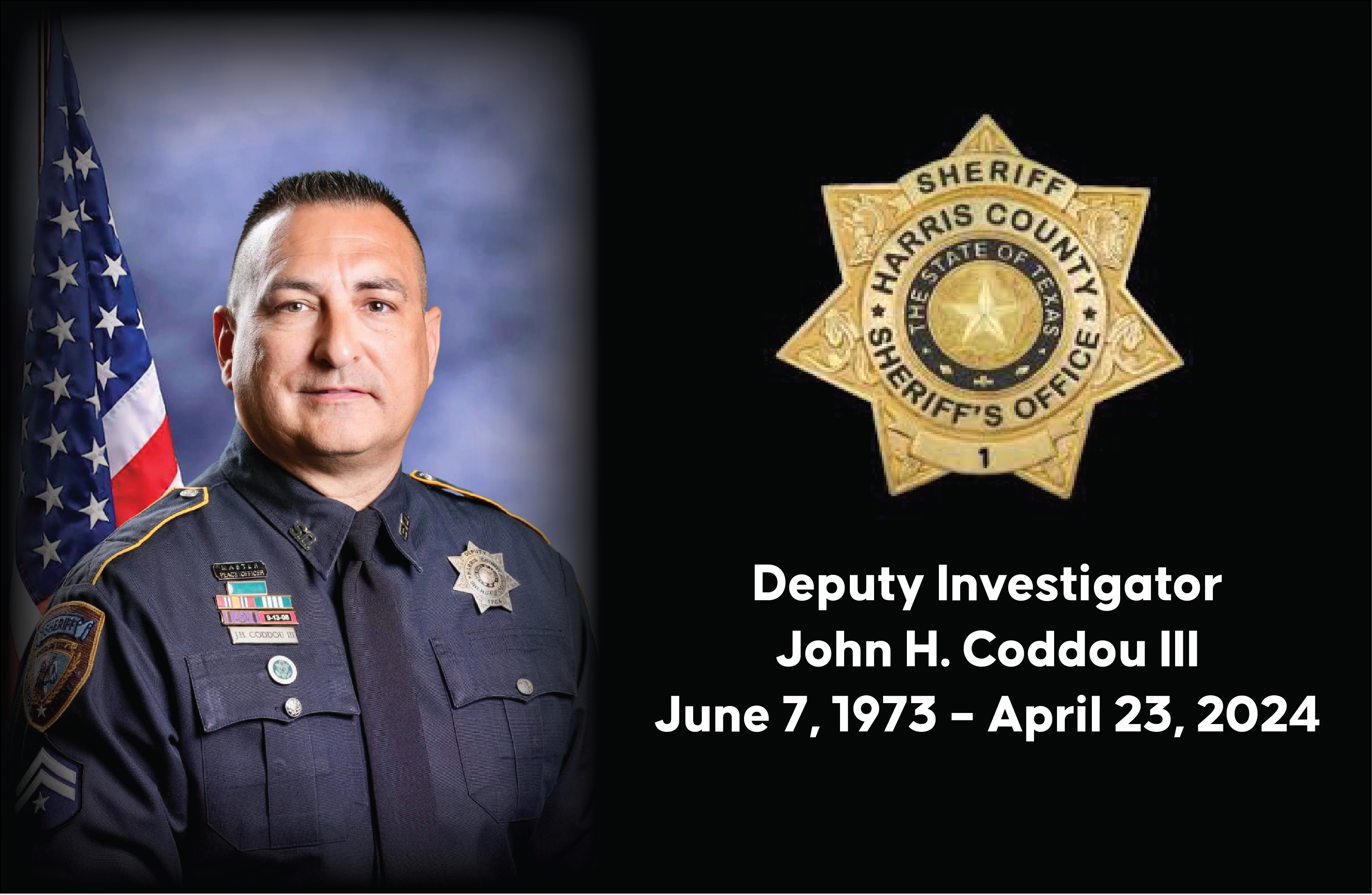 Remembering a Lifetime of Service and Sacrifice: Community to Honor Fallen Hero Deputy John H. Coddou
