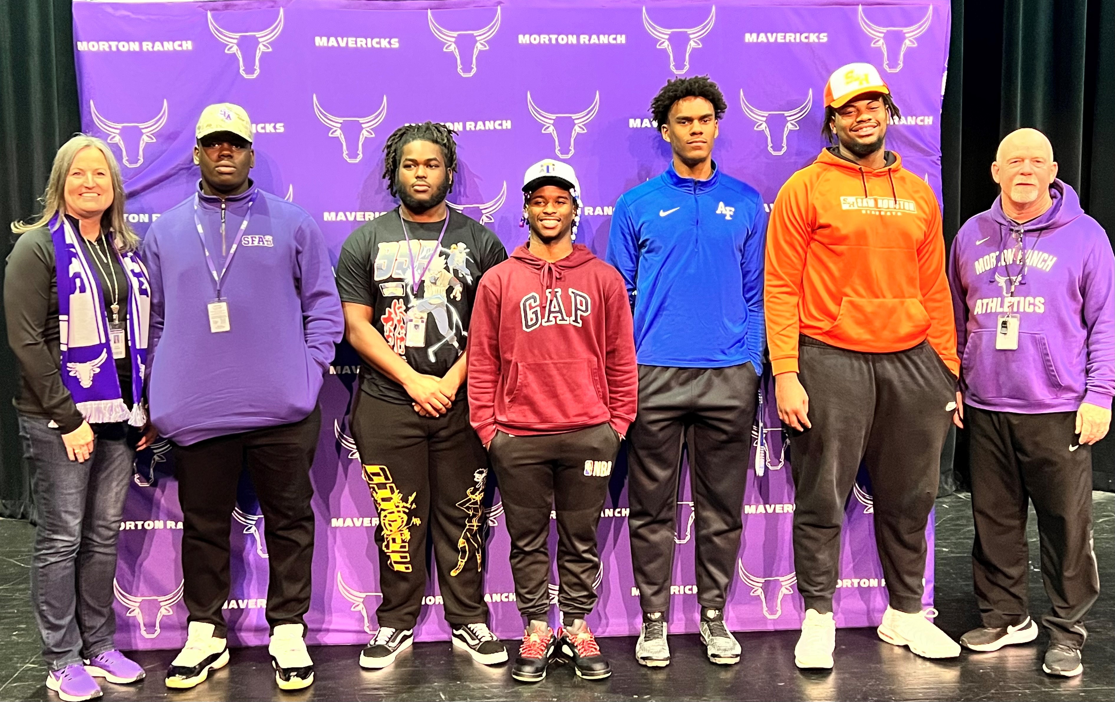 Morton Ranch HS Athletes Sign with Colleges and Universities During National Signing Day