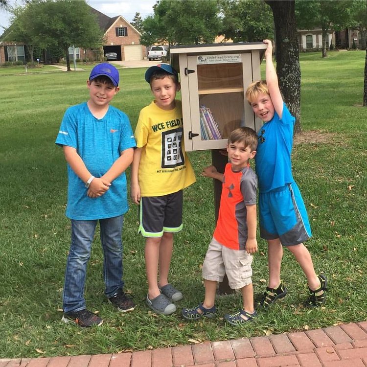 Visit our Little Free Libraries!