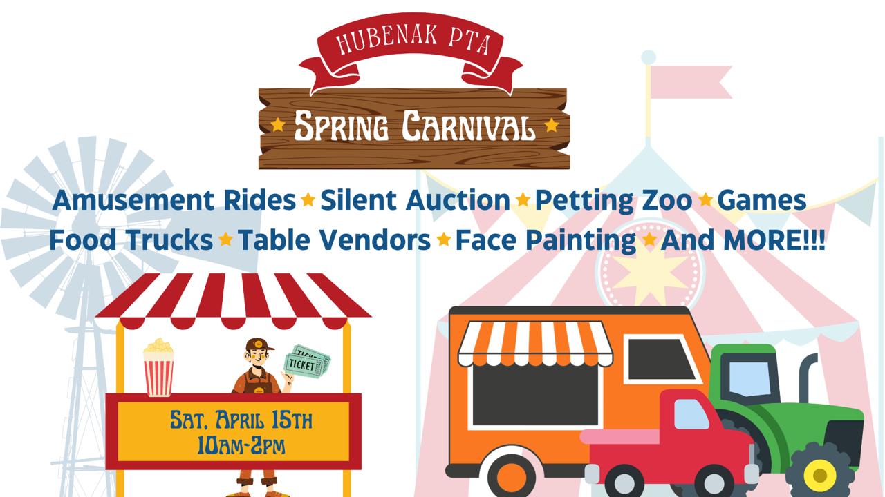 Hubenak Elementary Spring Carnival - April 15th
