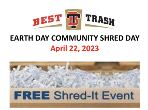 MUD 81 - FREE Shred Event - April 22nd