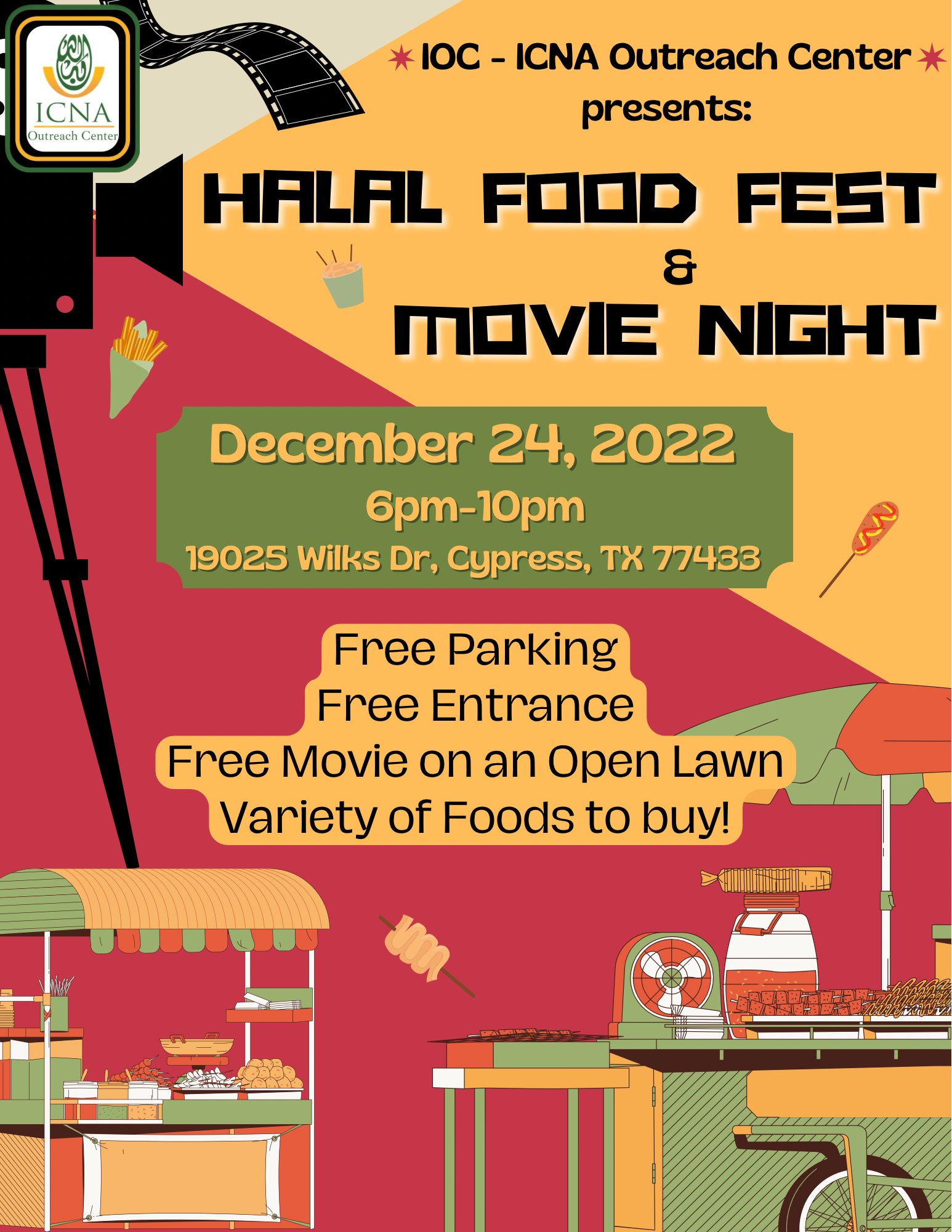 Halal Food Festival & Movie Night West Houston / Cypress