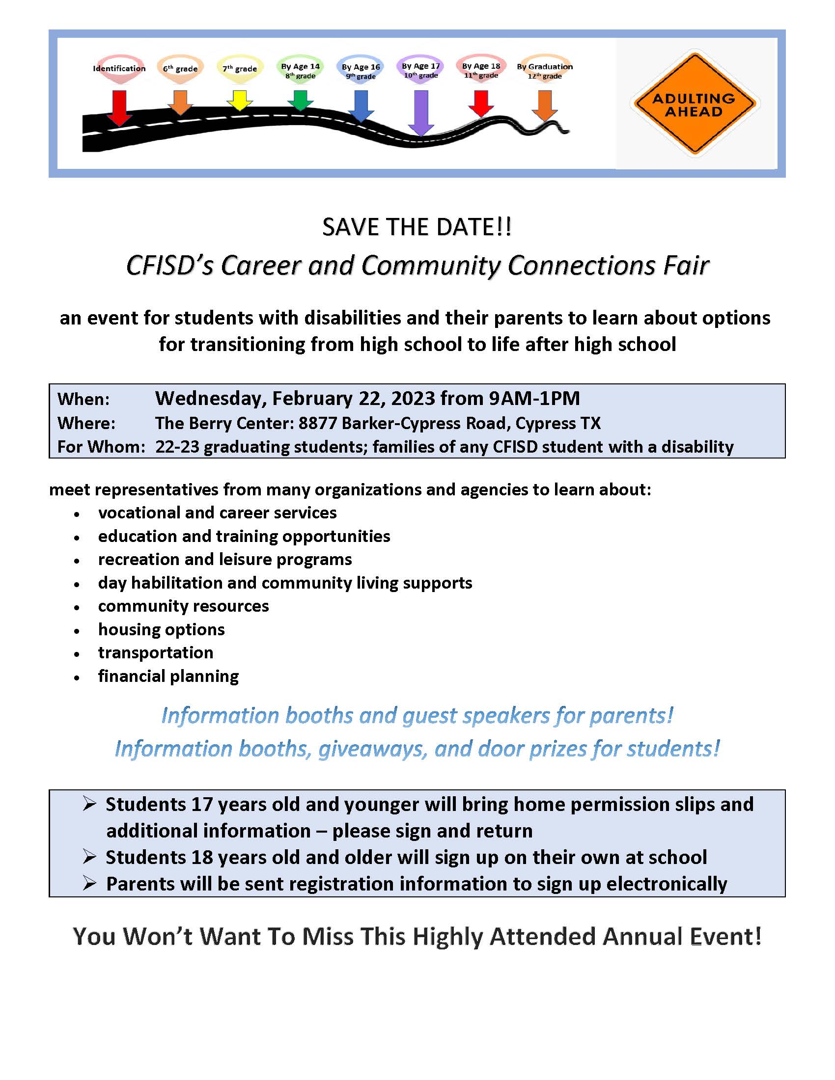 CFISD's Career and Community Connections Fair