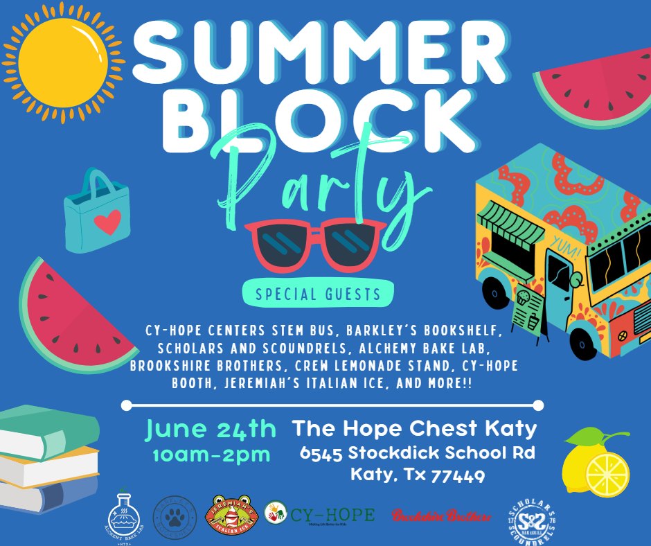 Summer Block Party at The Hope Chest Katy Katy / Fulshear