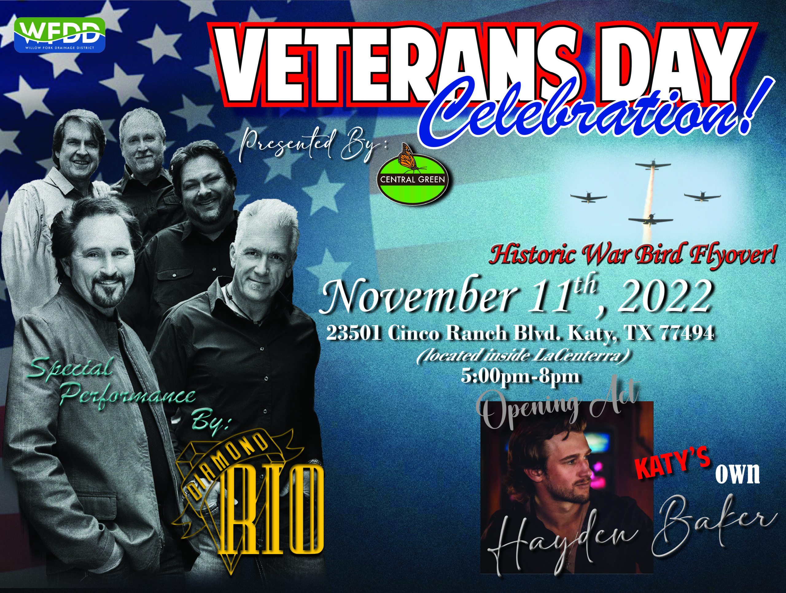 Veterans Day Celebration by Central Green