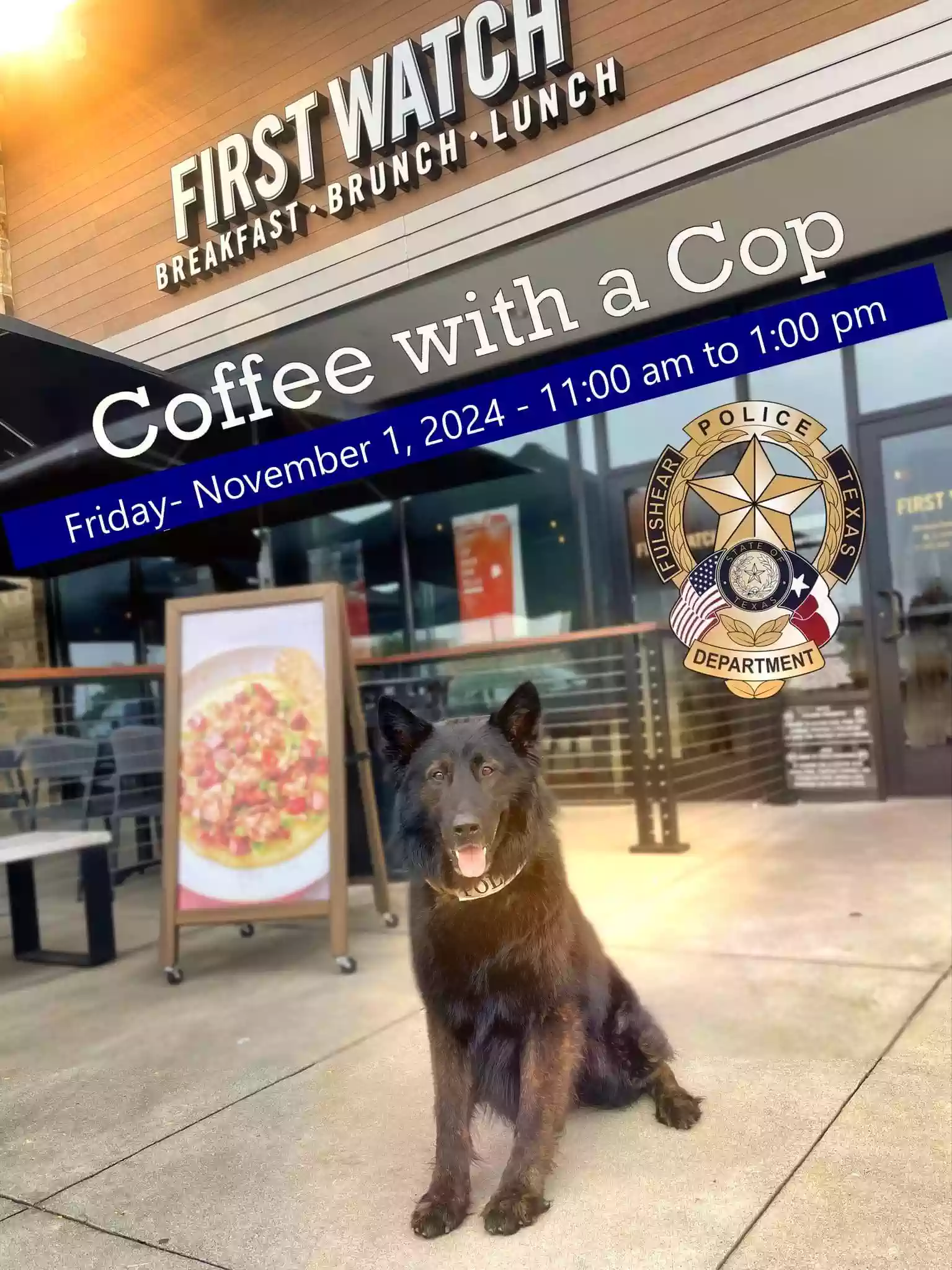 Join Fulshear Police for a Coffee with a Cop Event