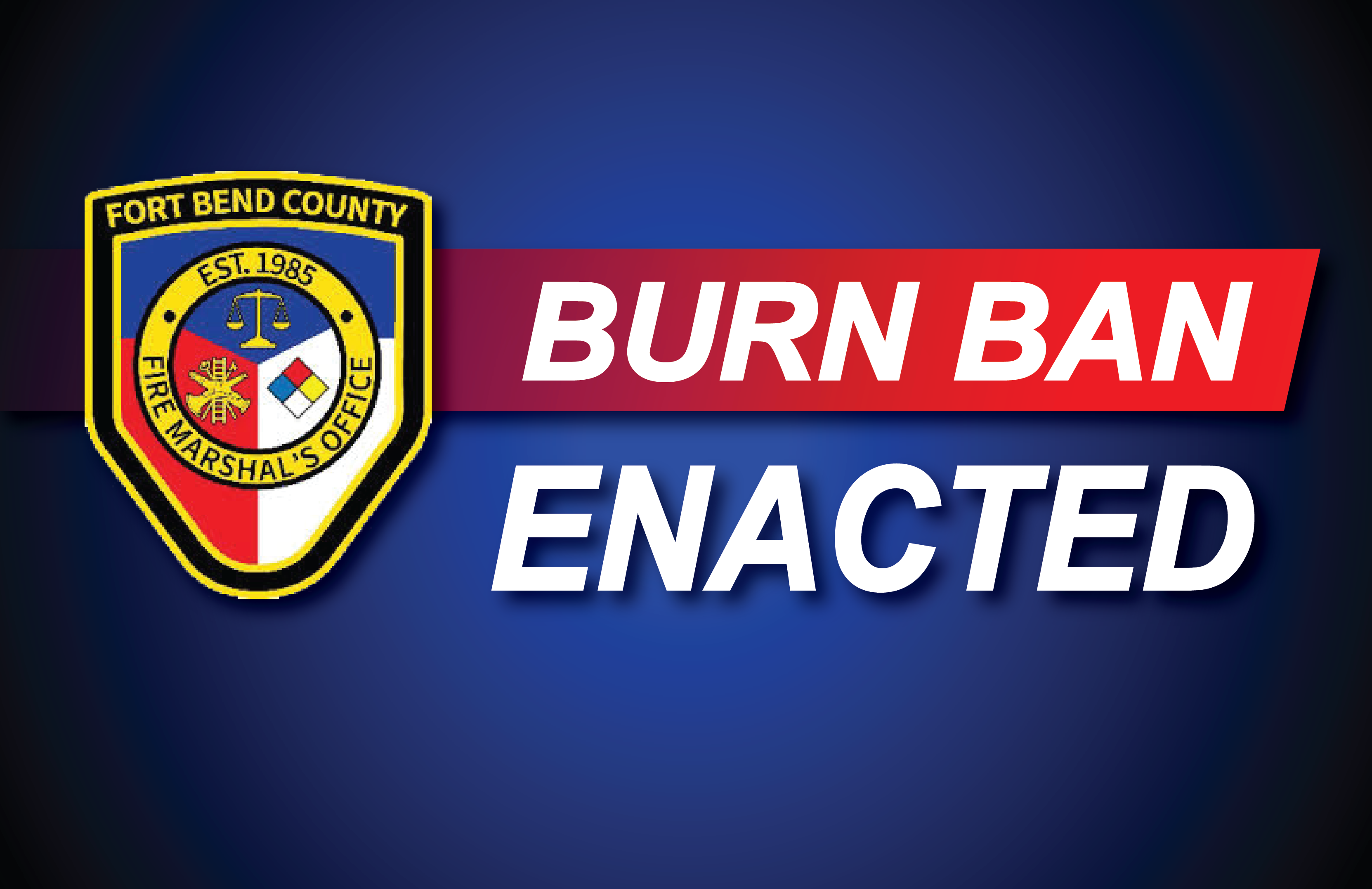 Fort Bend County Issues Burn Ban Amid Drought Conditions