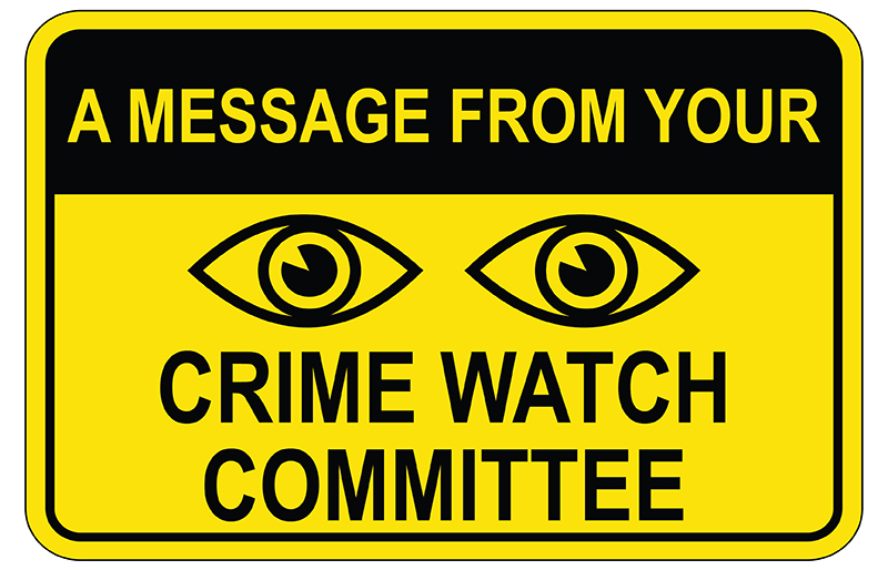 A Message from the Southdown Village Crime Watch Committee