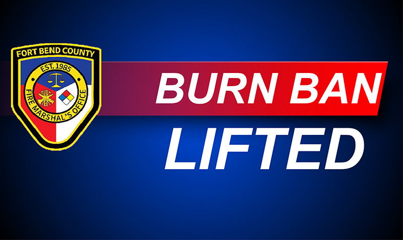 Fort Bend County Lifts Burn Ban Amid Improved Weather Conditions