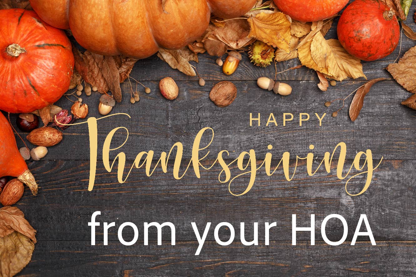 Happy Thanksgiving to All Harvest Bend Residents