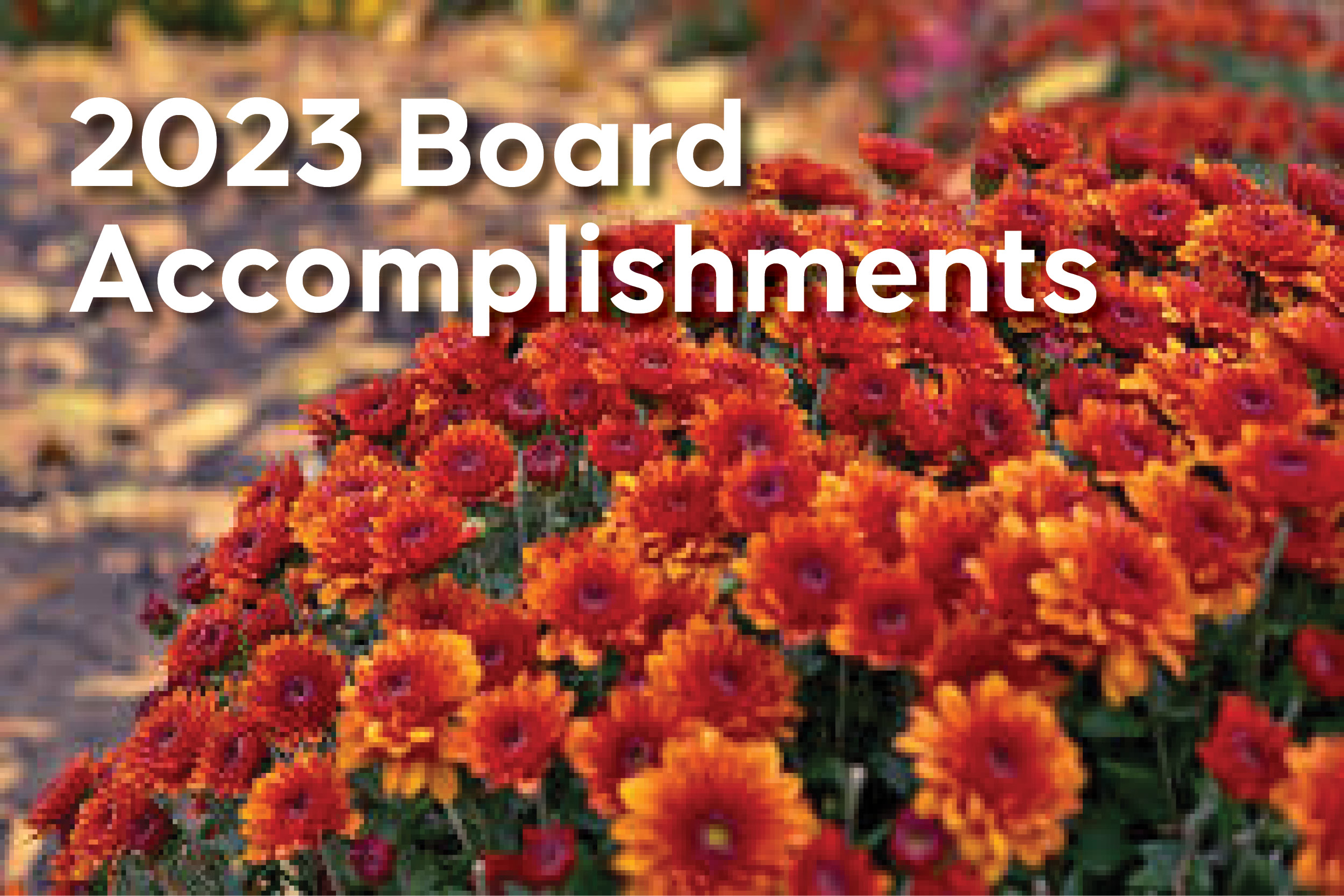 Governor's Place 2023 Board Accomplishments