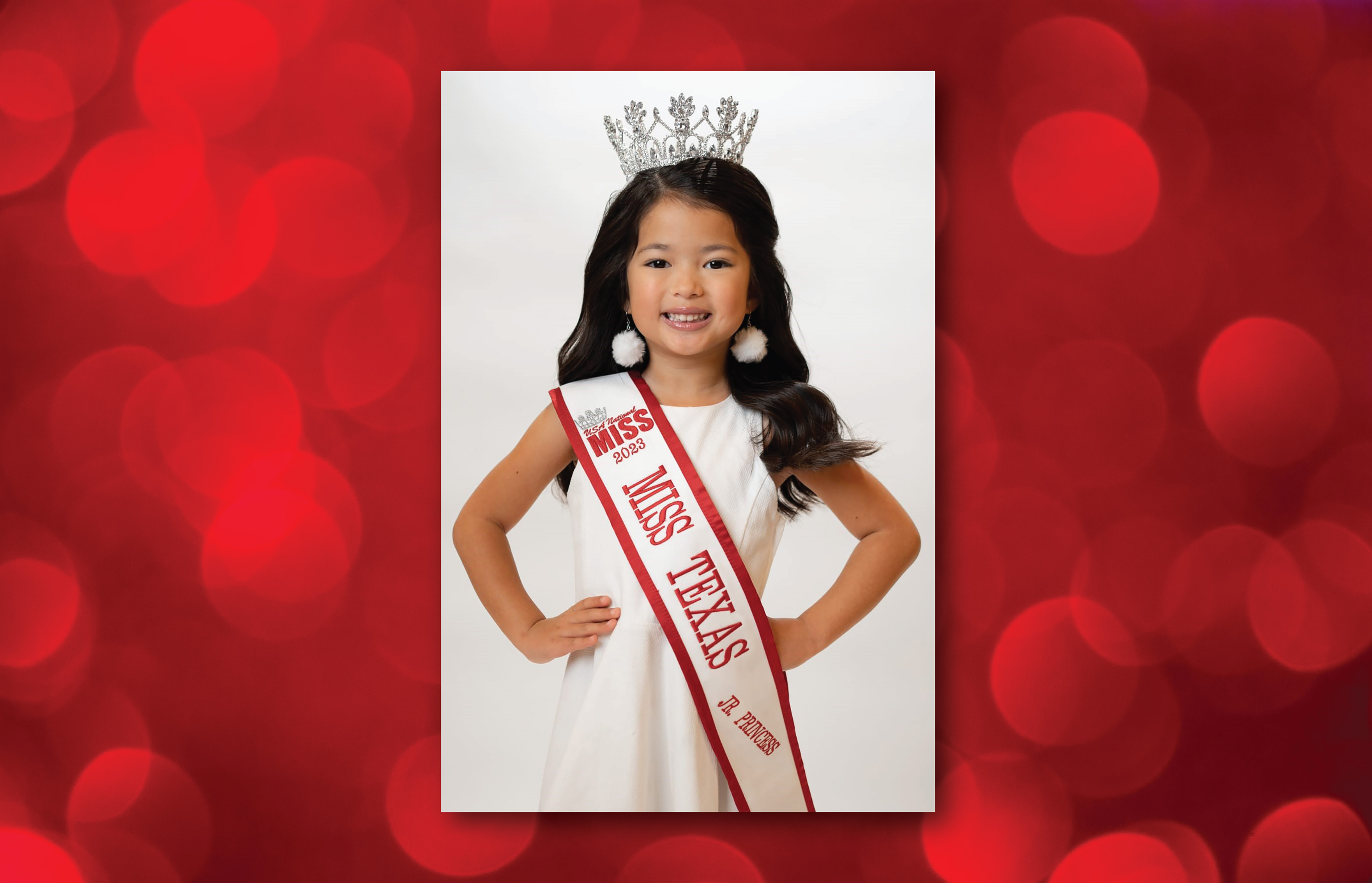 Pope ES Student Crowned USA National Miss Texas Junior Princess