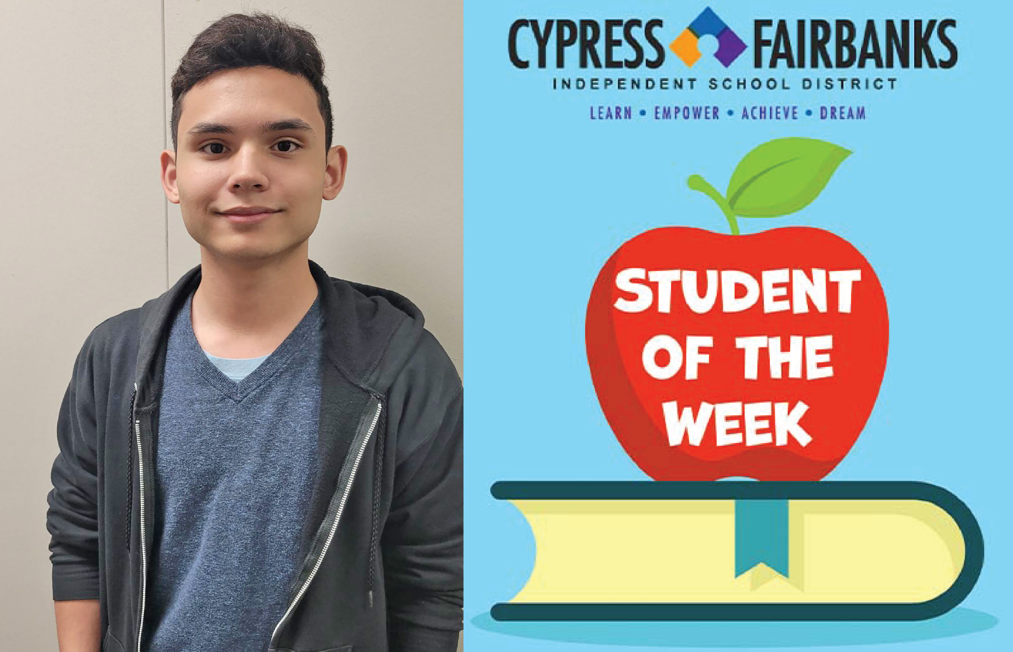 Cypress Springs HS Sophomore Named CFISD Student of the Week