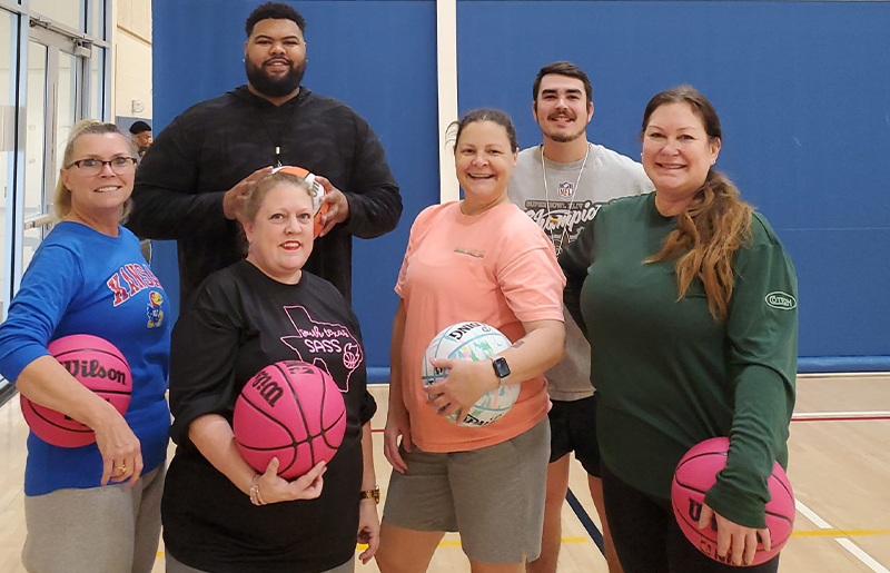 Defying Age on the Court: Join the South Texas Sass Basketball Team for Fun, Friendship, and Charity
