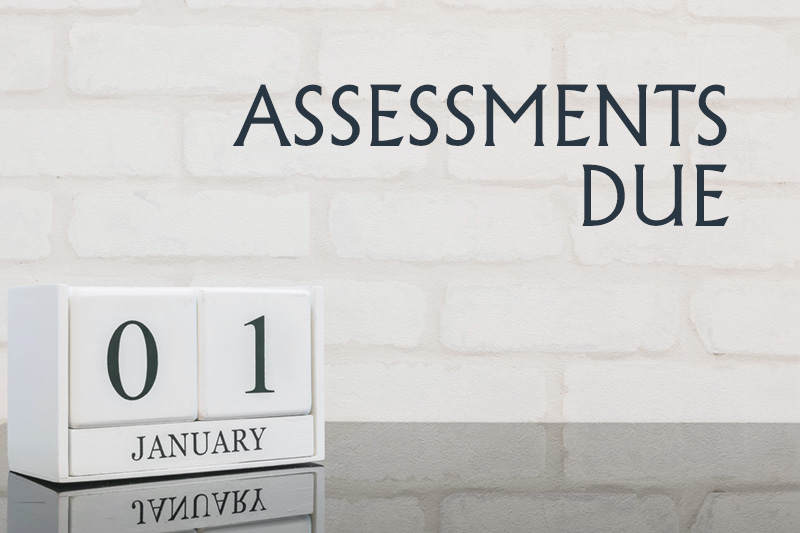 Cypress Mill Assessments Due January 1st