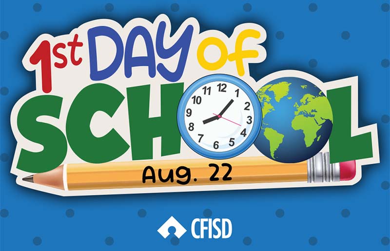 First Day of School for CFISD
