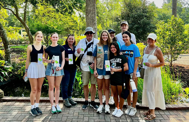 Two Girl Scouts Earn Project Awards with Mercer Botanic Gardens Projects