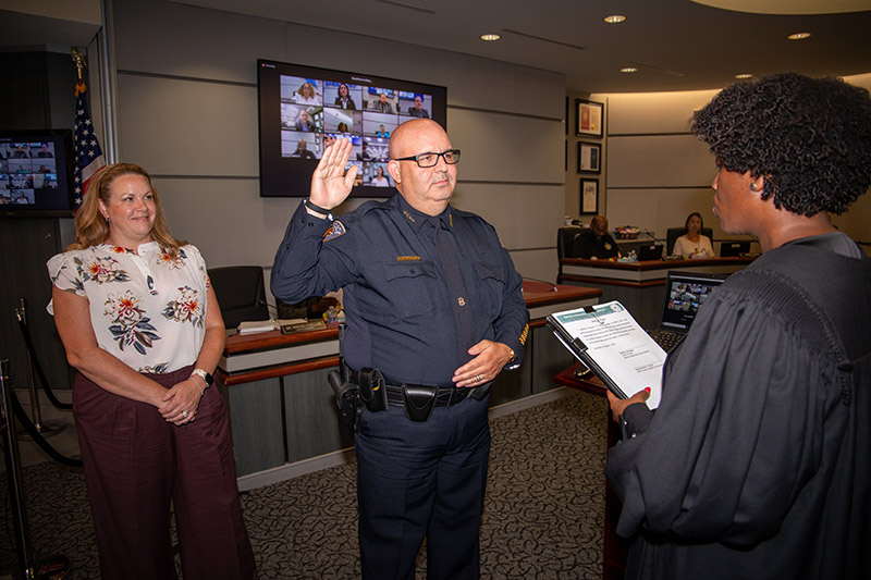 New Police Chief and Campus Principals Congratulated by Spring ISD Board of Trustees