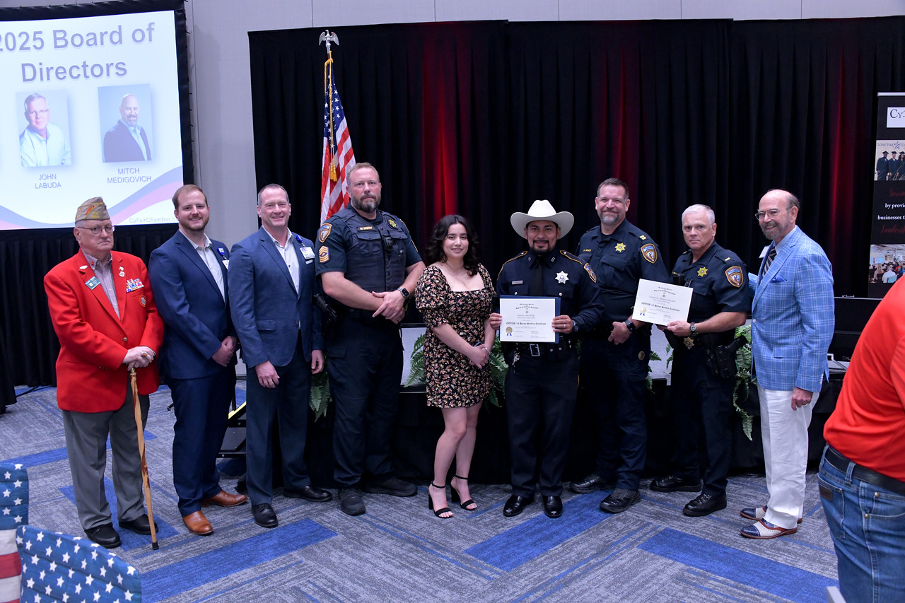 Cy-Fair Deputy Honored After Helping Remove Teen from Suspected Trafficking Situation