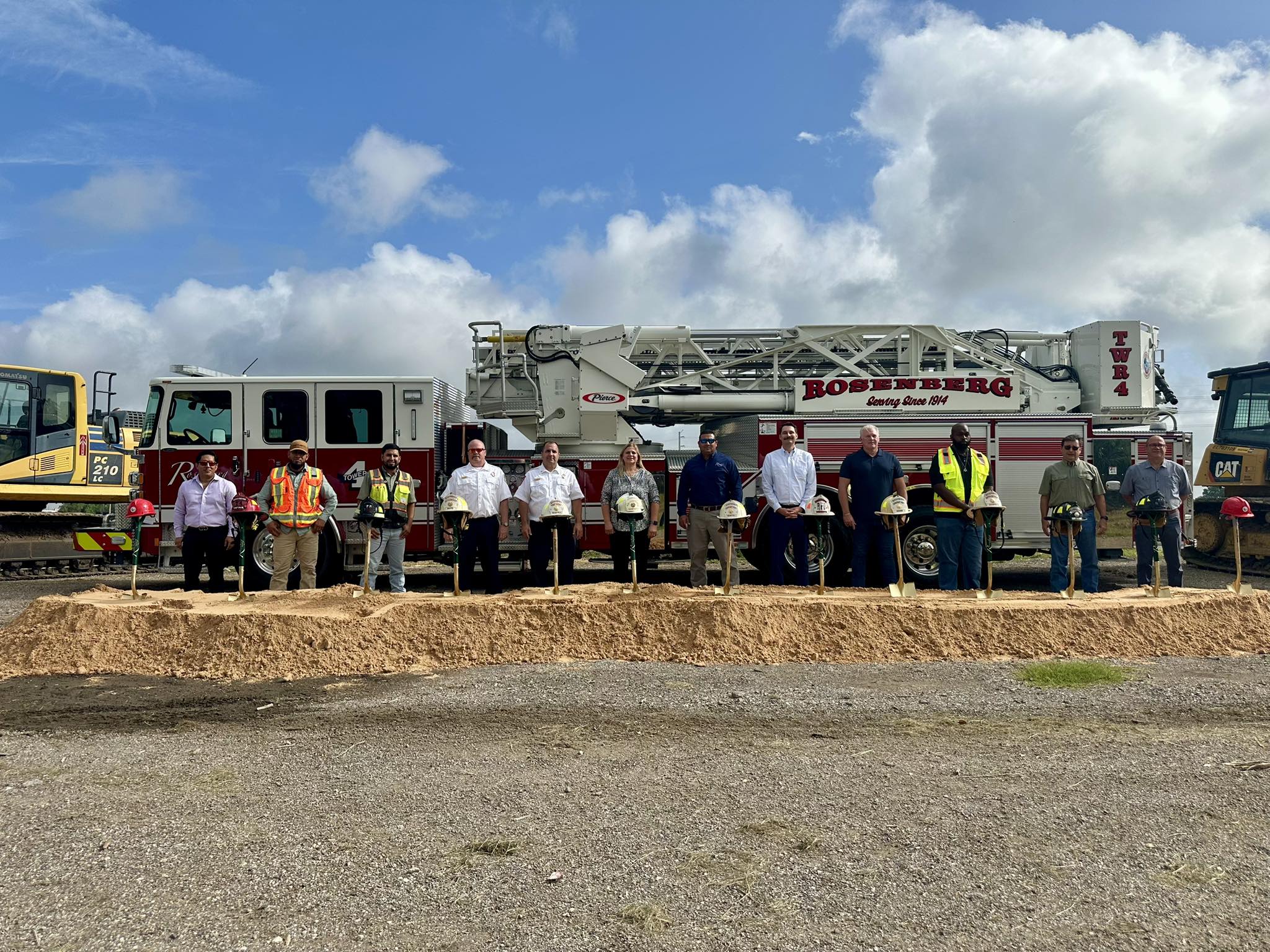 Rosenberg Breaks Ground on New Emergency Services Complex, Funded by 2023 Bond