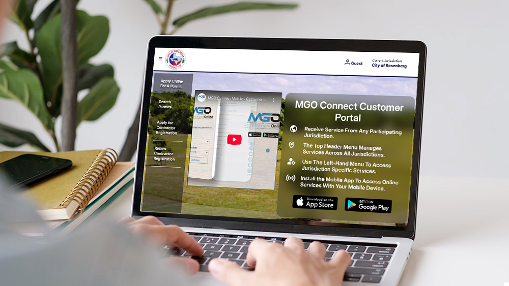 Rosenberg Rolls Out New MGO Connect Portal to Streamline Permitting and City Services