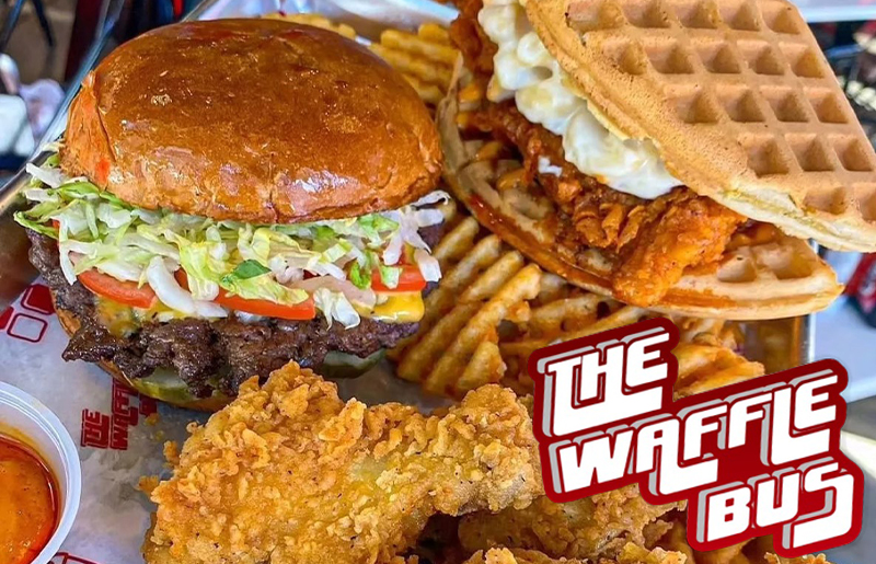 The Waffle Bus Brings Award-Winning Waffles, Smashburgers & Fryders to Bridgeland with August 9 Grand Opening