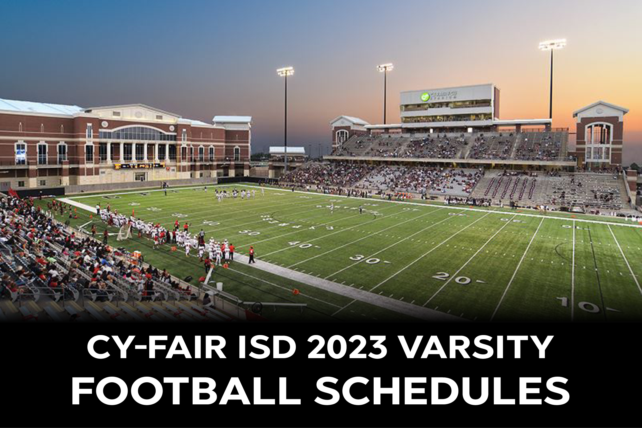 CFISD 2023 Varsity Football Schedule
