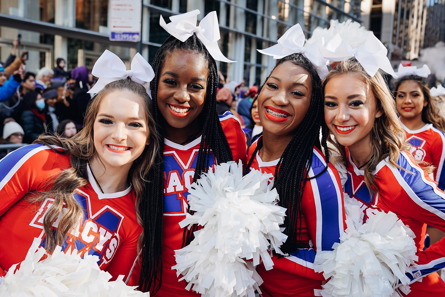 Cy-Ranch HS Cheerleaders March in Macy's Thanksgiving Day Parade