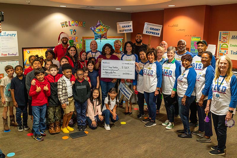 Spring ISD Foundation's 'Grant Express' Spreads Cheer, $13,000 Across District
