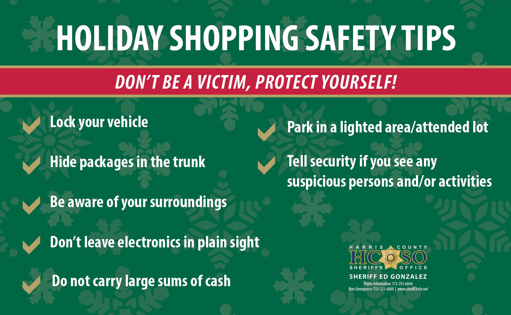 Helpful shopping safety tips to keep you protected