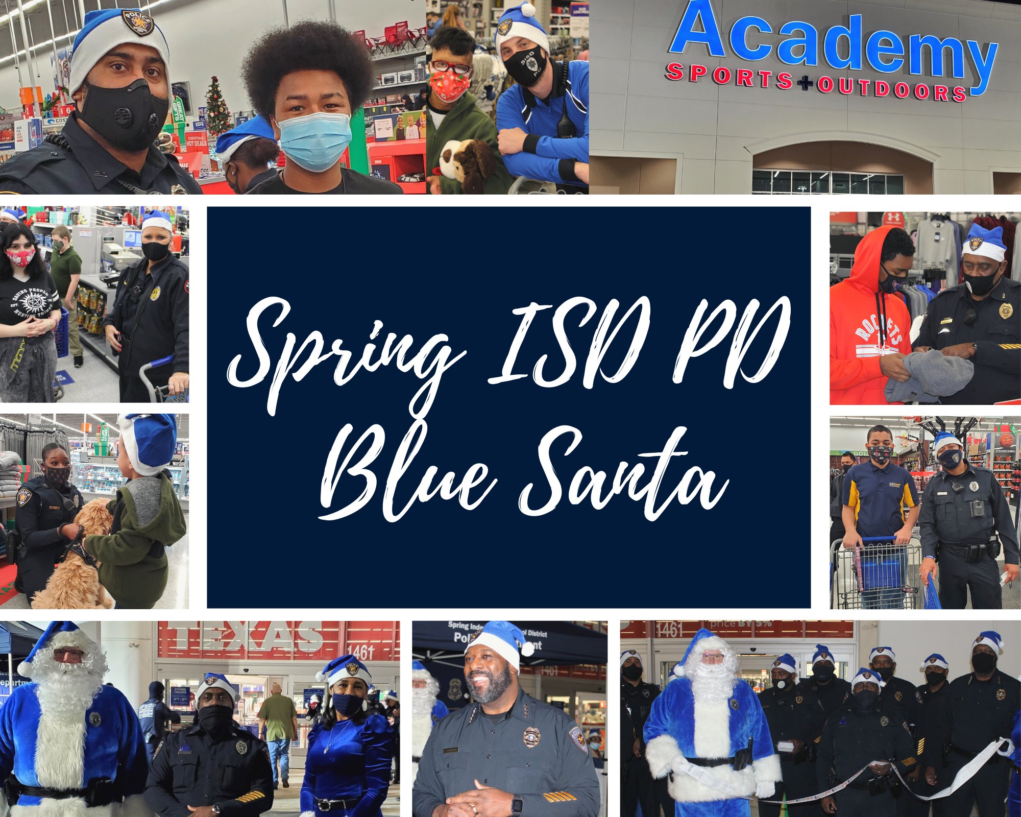 Spring ISD Police Department to Spread Holiday Joy for 3rd Annual â€˜Blue Santaâ€™ Event
