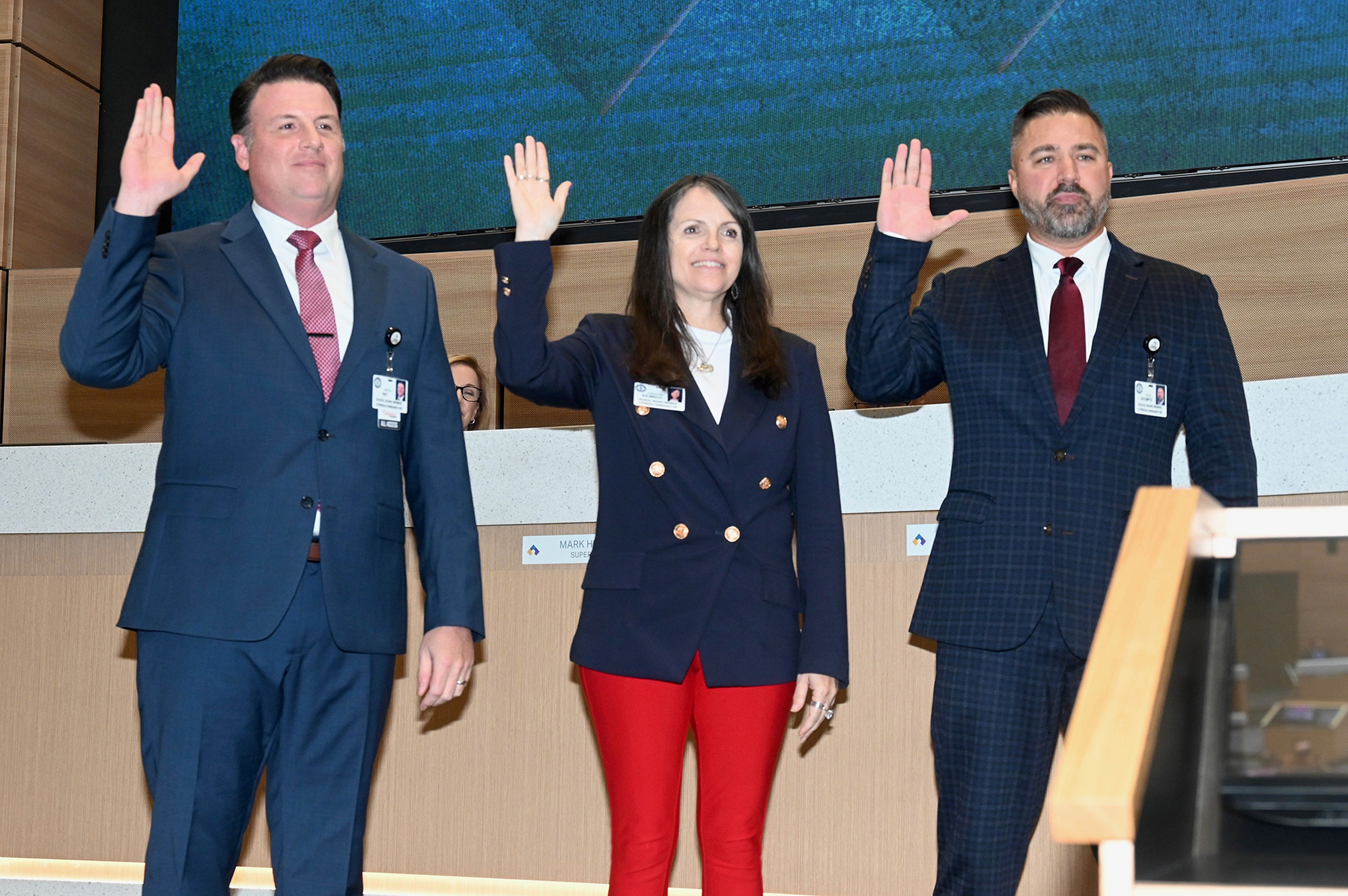 Four CFISD Trustees Sworn In; Board Elects New Officers
