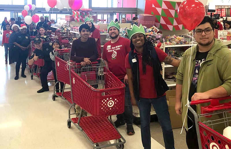 Harris County Sheriff's Office Hosts Shop with a Cop at Target in Cypress
