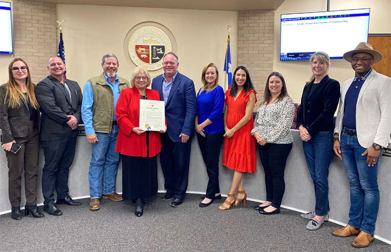 Greater Tomball Area Chamber of Commerce Recognized by City of Tomball for Recent Accreditation