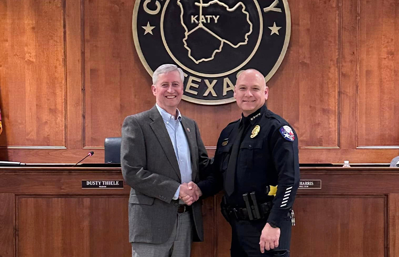 Captain Woytek Appointed as City of Katy’s New Chief of Police