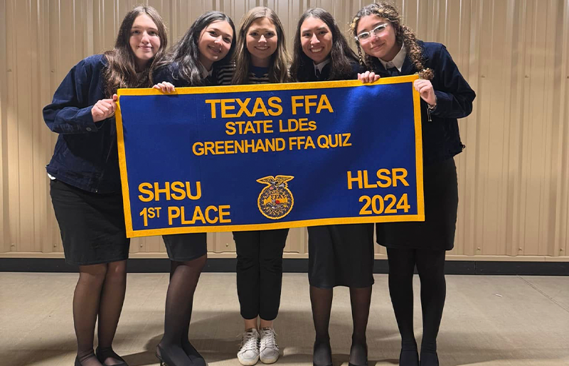 Tompkins and Katy High Schools Earn State Awards in FFA Competition