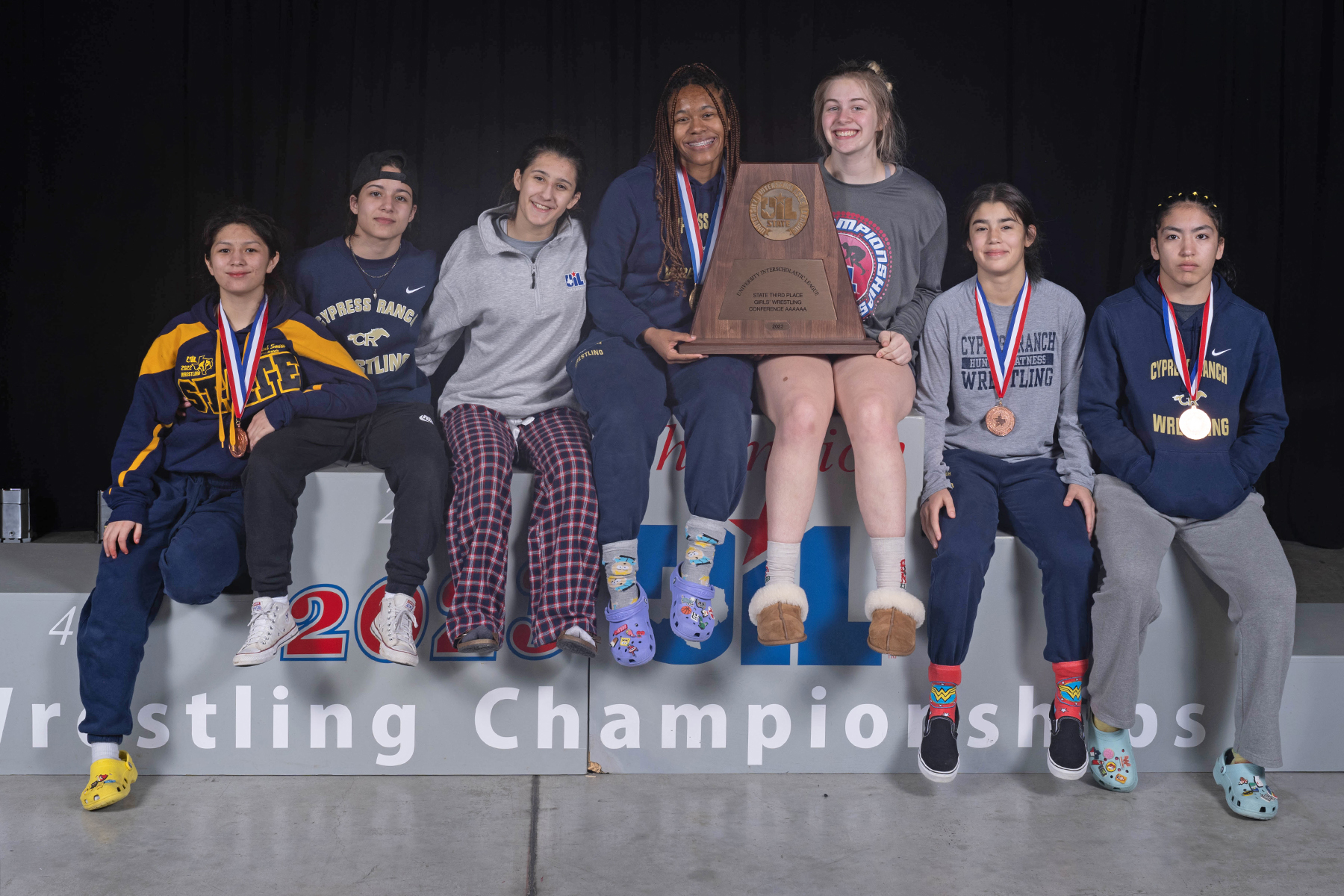 Cy-Ranch Girls Place Third; 7 CFISD Wrestlers Medal at State TournamentÂ 