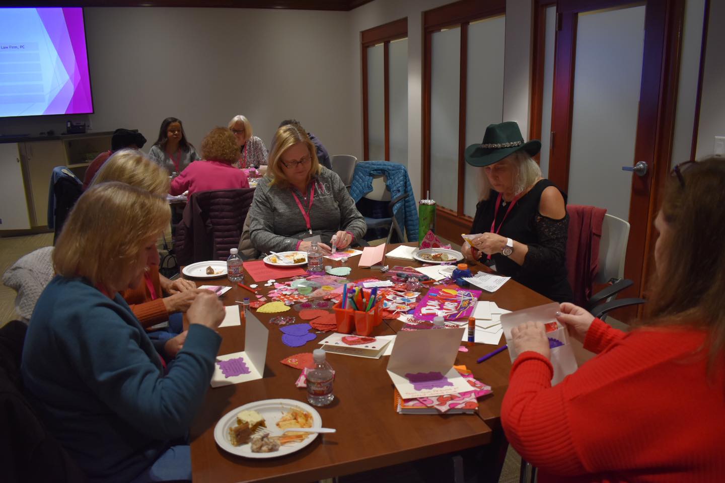 Cy-Fair Women's Club Spreads Love to Local Seniors for Valentine's Day