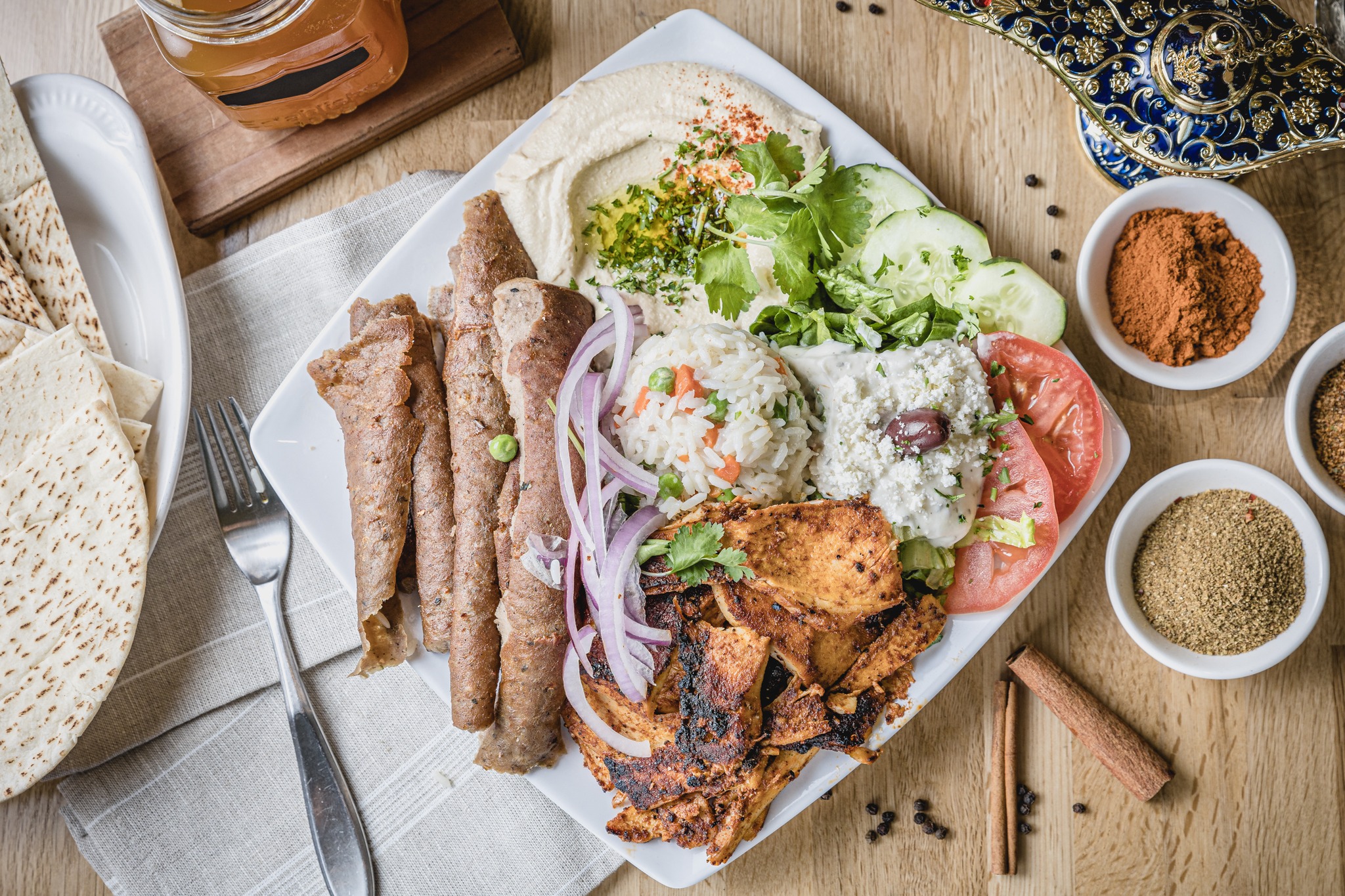 Greek-Lebanese Restaurant Cafe Petra Now Open in Katy