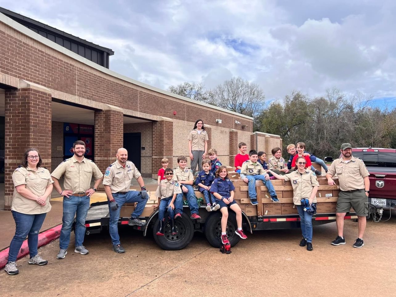 Cypress Area Scouts Collect and Donate Over 40,000 Pounds of Food for Local Nonprofit