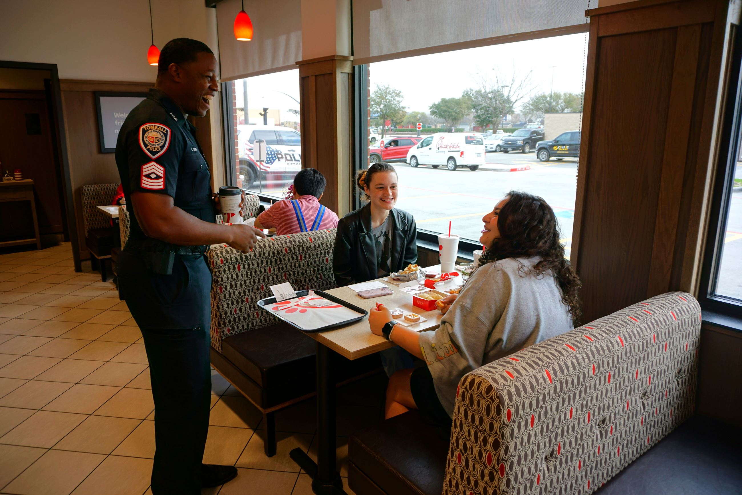 Tomball Police Department Holds Inaugural Coffee with a Cop