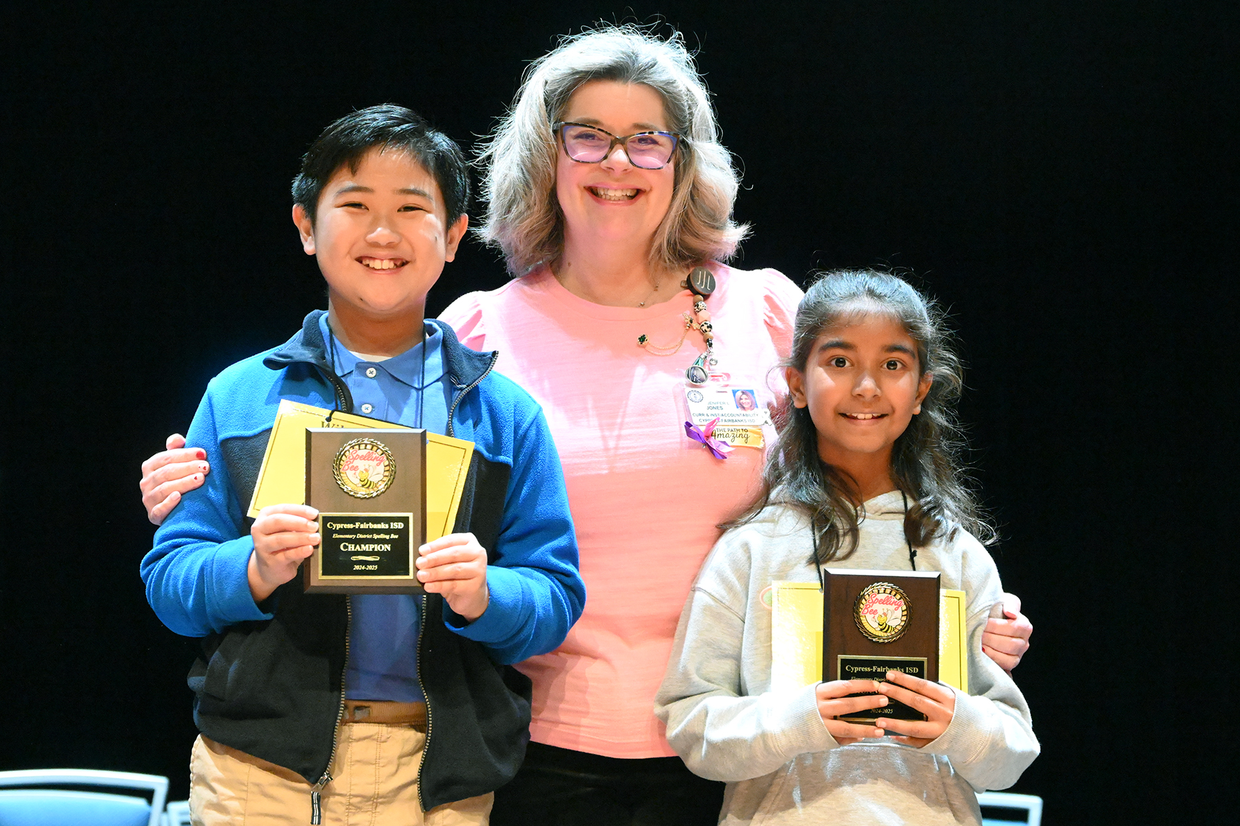 Copeland and Woodard Elementary Students Shine in CFISD Spelling Bee, Advance to Regional Competition