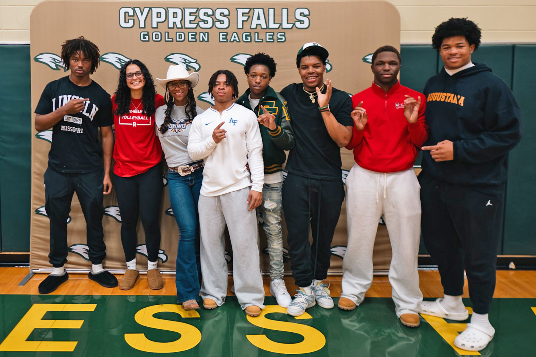 Cypress Falls High School Athletes Commit to College Programs on Spring Signing Day 2025