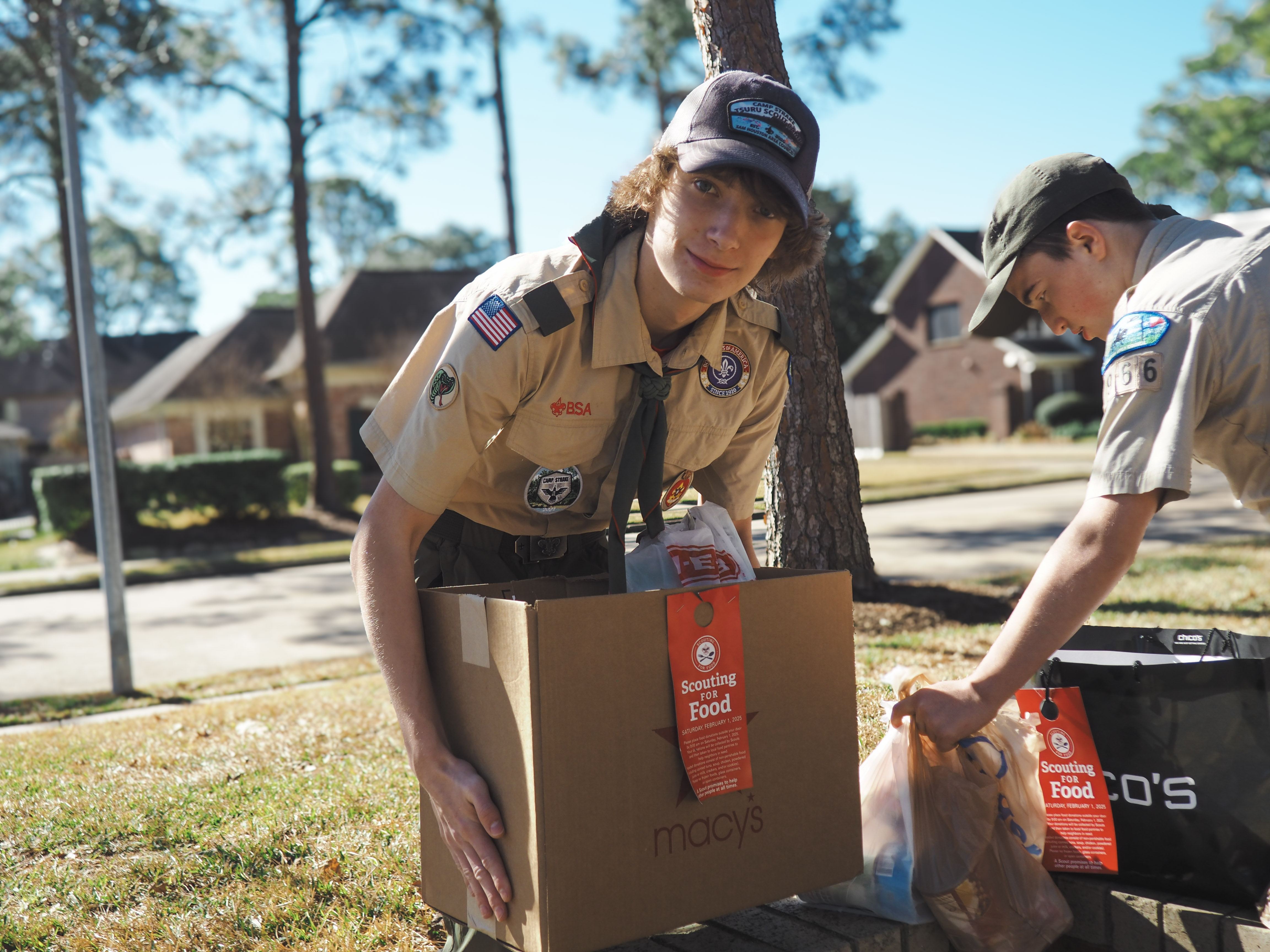 Scouts Fight Food Insecurity in Southeast Texas, Donating Over 70,000 Pounds to Local Food Banks