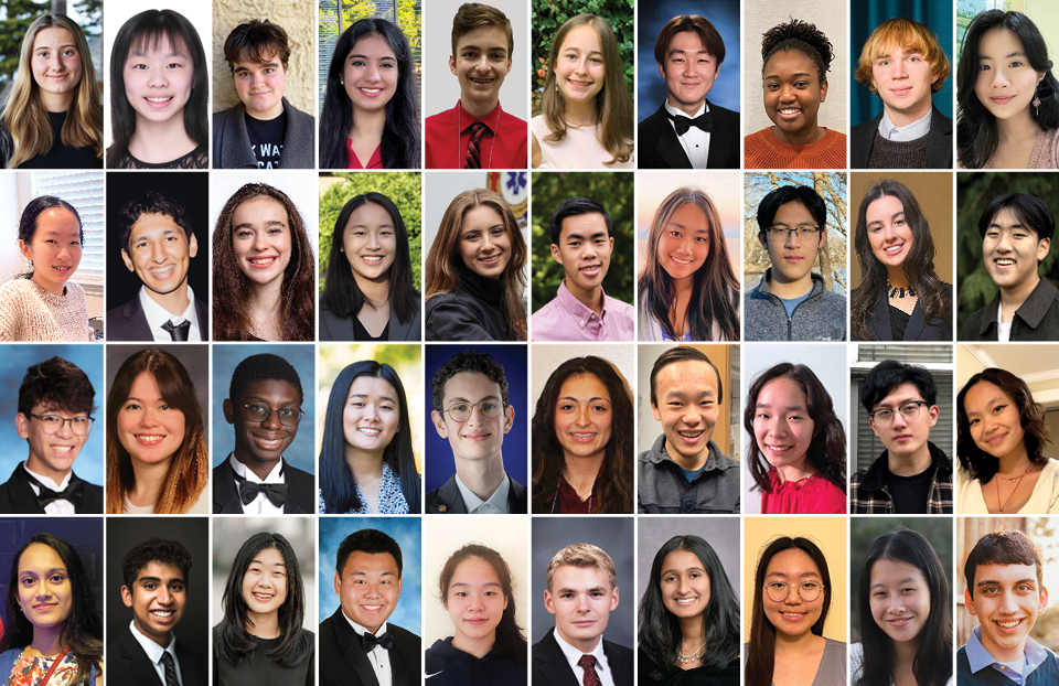 Top 40 High School Scientists Selected as Finalists in the Regeneron Science Talent Search, the Nation's Oldest and Most Prestigious Science and Math Competition