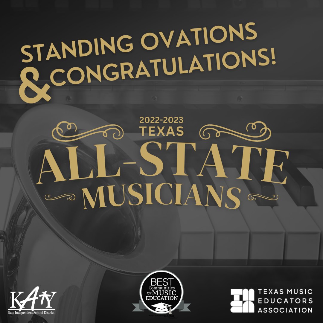 68 Katy ISD Students Named All-State Musicians