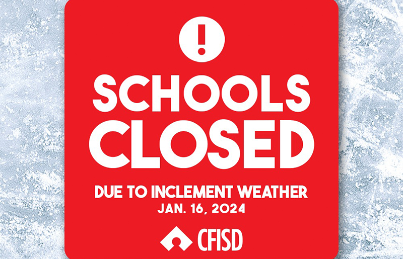 Cypress-Fairbanks ISD Announces District-Wide Closure for Tuesday, January 16