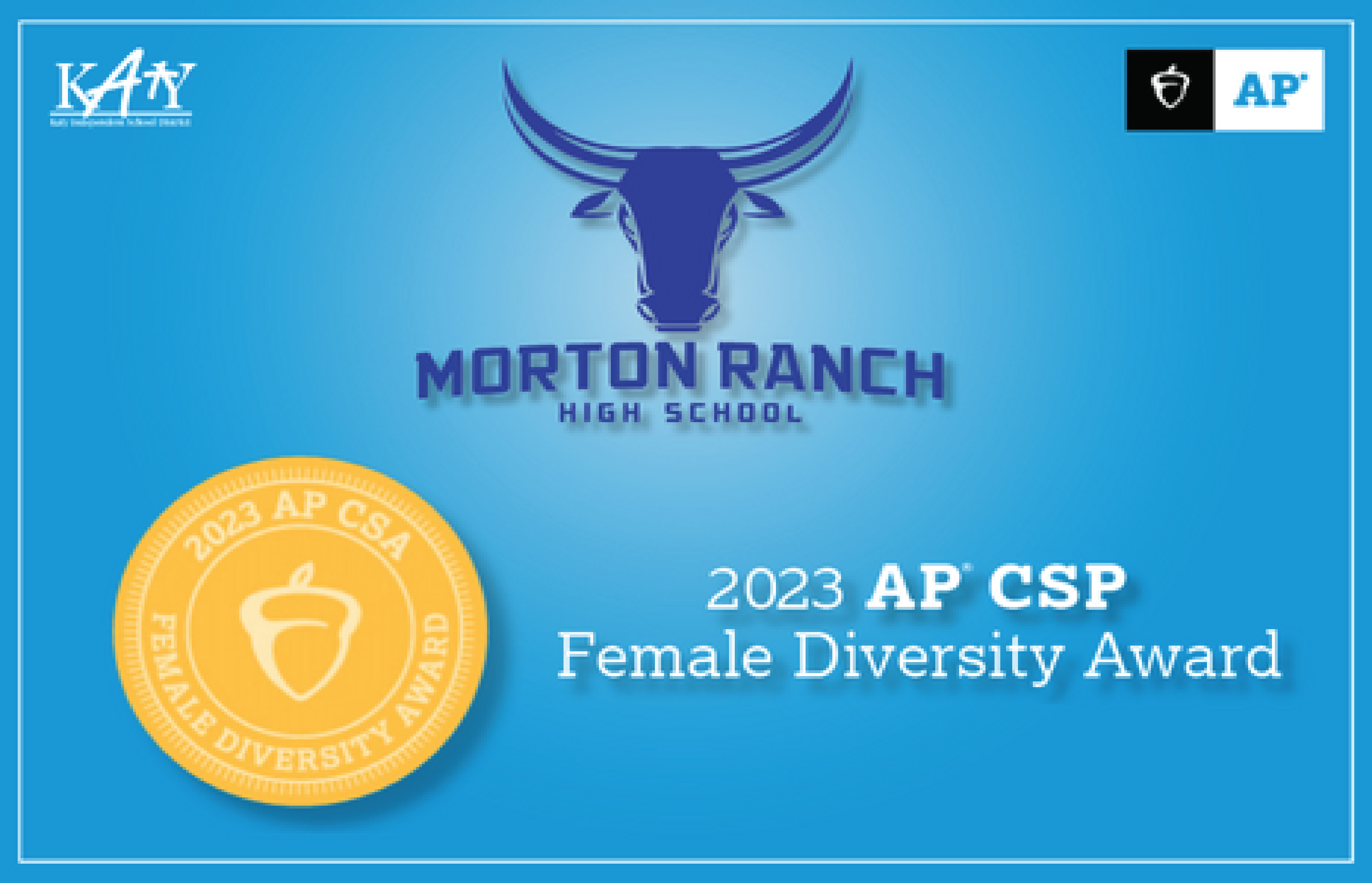 Morton Ranch High School Earns College Board’s AP Computer Science Female Diversity Award 